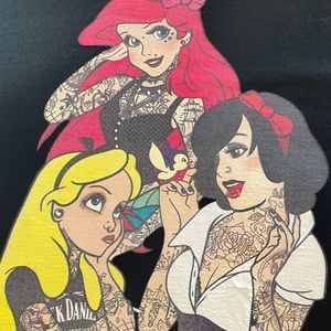 3xl Tattooed Disney Princesses